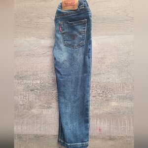 Levi's kids distressed skinny-cut jeans